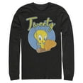 thumbnail image 1 of Men's Looney Tunes Tweety Swing Badge  Long Sleeve Shirt, 1 of 4