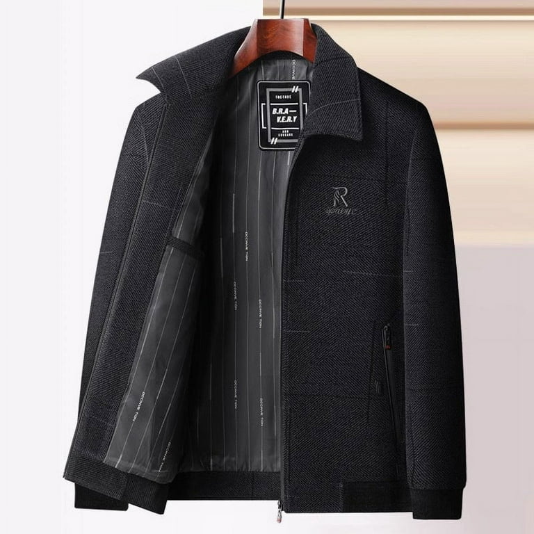 Men's Loose Casual Single-lining Fabric Jacket