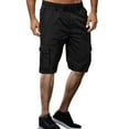 thumbnail image 1 of Men's Loose Fit Cargo Shorts Multi-pocket Summer Quick Dry Outdoor Shorts Lightweight Casual Comfy Sports Shorts, 1 of 5