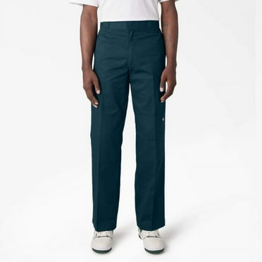 Men's Loose Fit Double Knee Work Pants, Reflecting Pond, 32 32