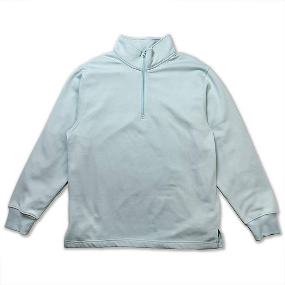 Men's Loose Fit Quarter Zip Fleece Pullover Sweatshirt