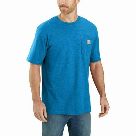Men's Loose Fit Heavyweight Short-Sleeve Pocket T-Shirt Size M