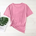 thumbnail image 1 of Men's Loose Fit Lightweight Short-Sleeve T-Shirt Short Sleeve Top Blouses Pink XL, 1 of 5