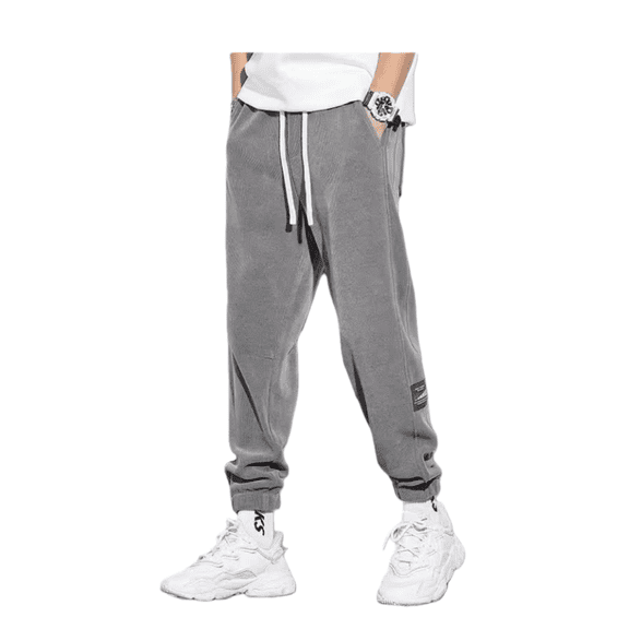 Men’s Loose-Fit Straight-Leg Corduroy Pants, Soft Chenille Wide-Leg Casual Trousers, Comfortable Relaxed Everyday Pants for Fall Winter Streetwear