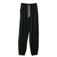 thumbnail image 1 of Men's Loose Pajama Pants Soft Lightweight Elastic Waist Summer Thin Lounge Jogger Pants Sleep Pjs Bottoms, 1 of 6