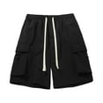 thumbnail image 1 of Men's Loose Quick-Drying Nylon Shorts with Four Pockets - Great for Work and Beach, 1 of 4
