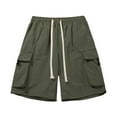 thumbnail image 1 of Men's Loose Quick Drying Work Shorts Outdoor Pocket Nylon Shorts, Four Pocket Models, Suitable for Sports and Outdoor Recreation, Lightweight and Stretchable, Multiple Sizes, 1 of 3