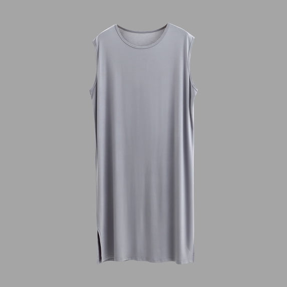 Men's Loose Thin Solid Home Robe