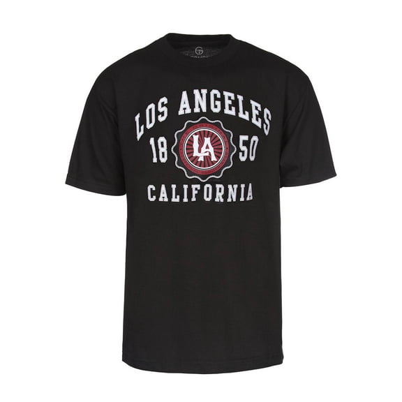 Men's Los Angeles 1850 LA Short-Sleeve T-Shirt, Black XL