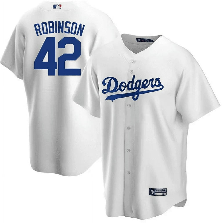 Men s Los Angeles Do dgers 42 Jackie Robinson Limited Embroidery Fans Gameday Apparel Baseball Team Jersey s Name Number T Shirt S 3XL Walmart