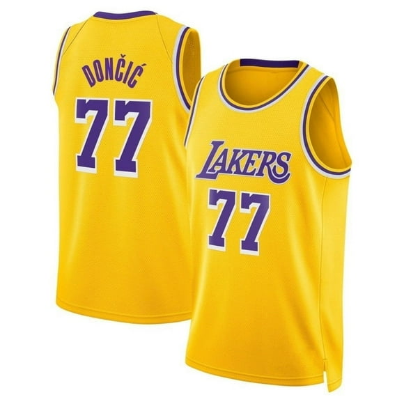 Men's Los Angeles L #77 Luka Dončić Jersey_s Shirts Player Performance Top Basketball Sport Tee