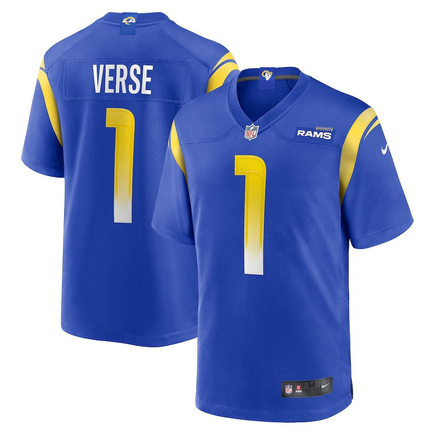 Men's Los_Angeles_Rams Jared Verse Royal 2024 NFL Draft First Round