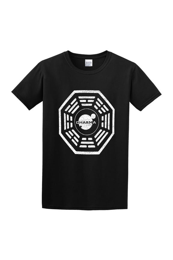 Men's Lost Dharma Initiative T-shirts Black 3XL