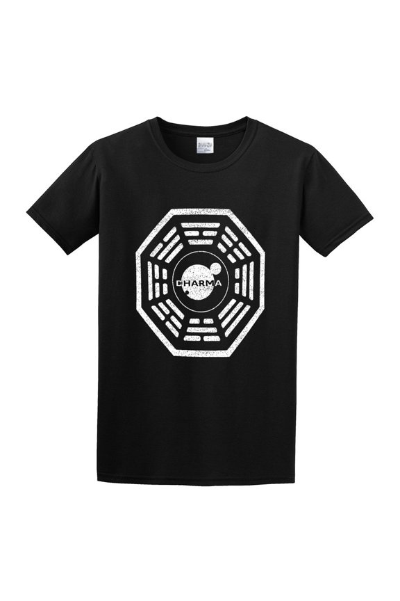 Men's Lost Dharma Initiative T-shirts Black XL