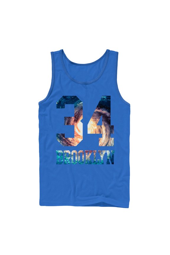 Men's Lost Gods 34 Brooklyn Tank Top Royal Medium