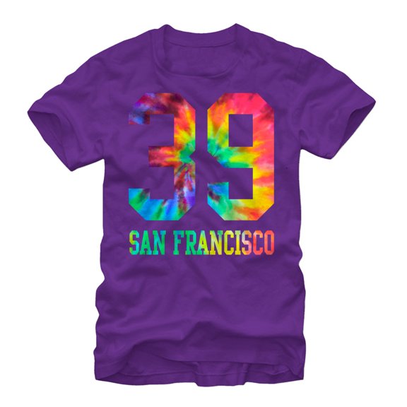 Men's Lost Gods 39 San Francisco Graphic Tee Purple Medium