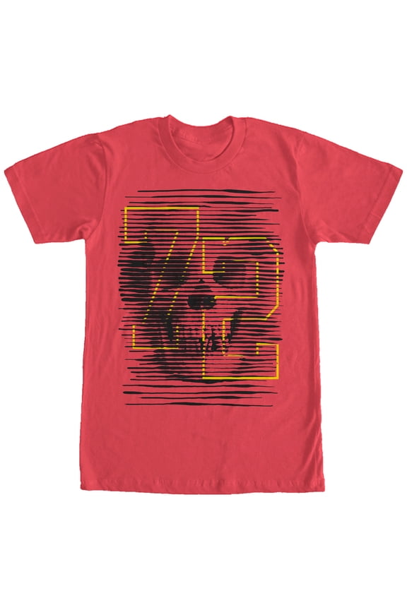 Men's Lost Gods 72 Skull  Graphic Tee Red Large