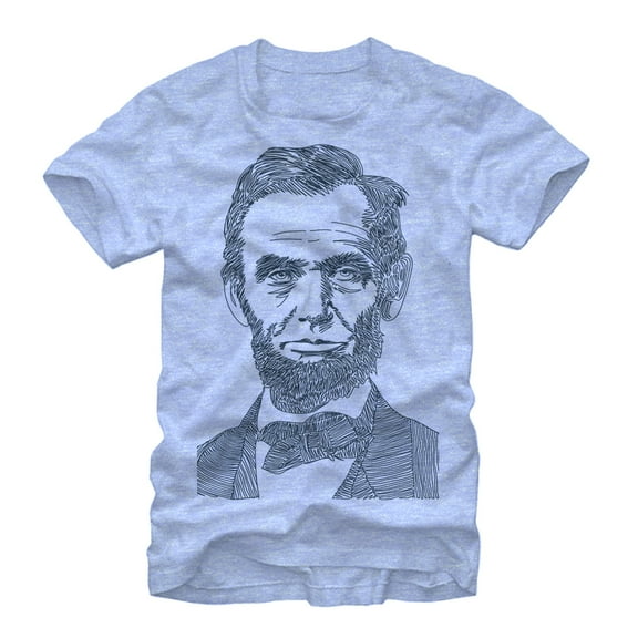 Men's Lost Gods Abe Lincoln Sketch  Graphic T-Shirt