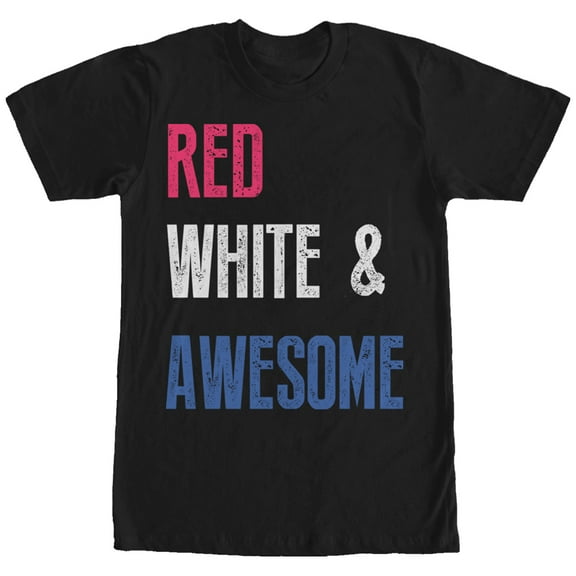 Men's Lost Gods American Awesome Graphic Tee Black 2X Large