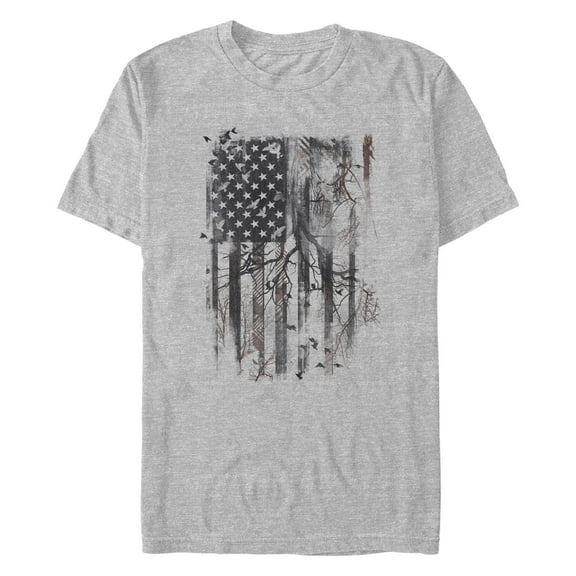 Men's Lost Gods American Flag Abstract Art  Graphic T-Shirt