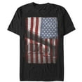 thumbnail image 1 of Men's Lost Gods American Flag Brooklyn Bridge Graphic Tee Black Large, 1 of 4