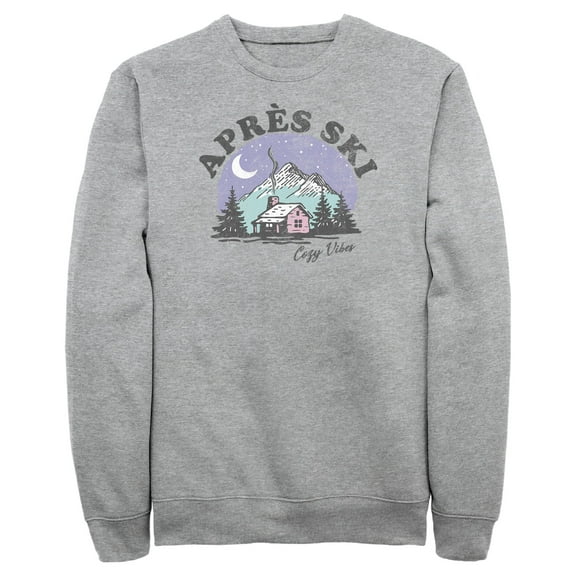 Men's Lost Gods Après Ski Sweatshirt Athletic Heather Small