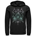 thumbnail image 1 of Men's Lost Gods Arrow Tribal Print  Pull Over Hoodie Black Medium, 1 of 3