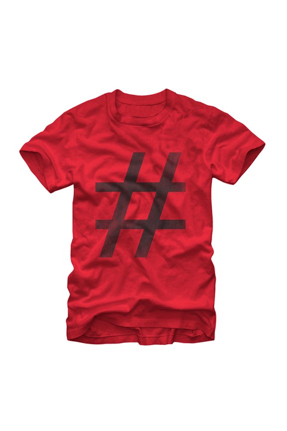 Men's Lost Gods Awesome Hashtag Graphic Tee Red Small