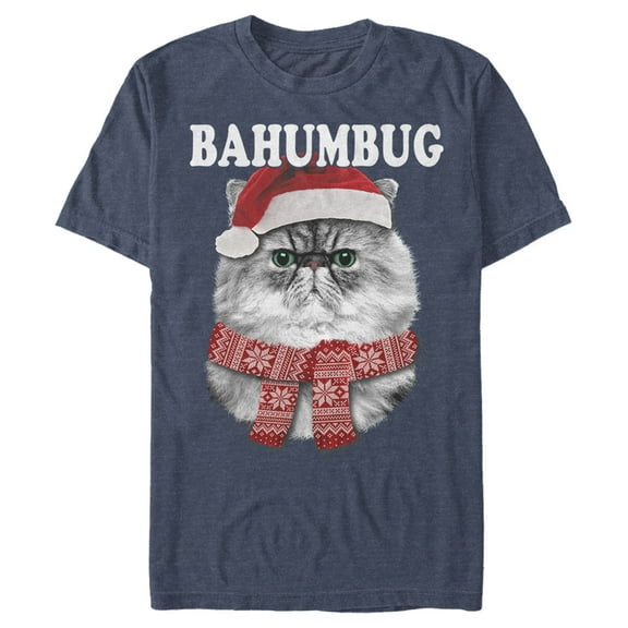 Men's Lost Gods Bahumbug  Graphic Tee Navy Blue Heather Medium