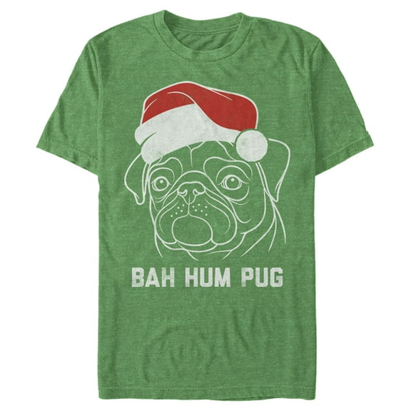 Men's Lost Gods Bahumpug  Graphic Tee Kelly Heather Large