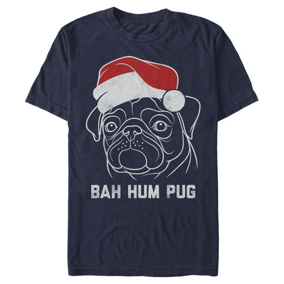 Men's Lost Gods Bahumpug  Graphic Tee Navy Blue 3X Large