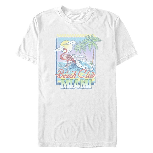 Men's Lost Gods Beach Club Miami Graphic T-Shirt - Walmart.com