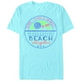thumbnail image 1 of Men's Lost Gods Beach Volleyball USA Graphic Tee Light Blue Large, 1 of 3