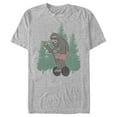 thumbnail image 1 of Men's Lost Gods Big Foot's New Wheels Graphic Tee Athletic Heather 4X Large, 1 of 4