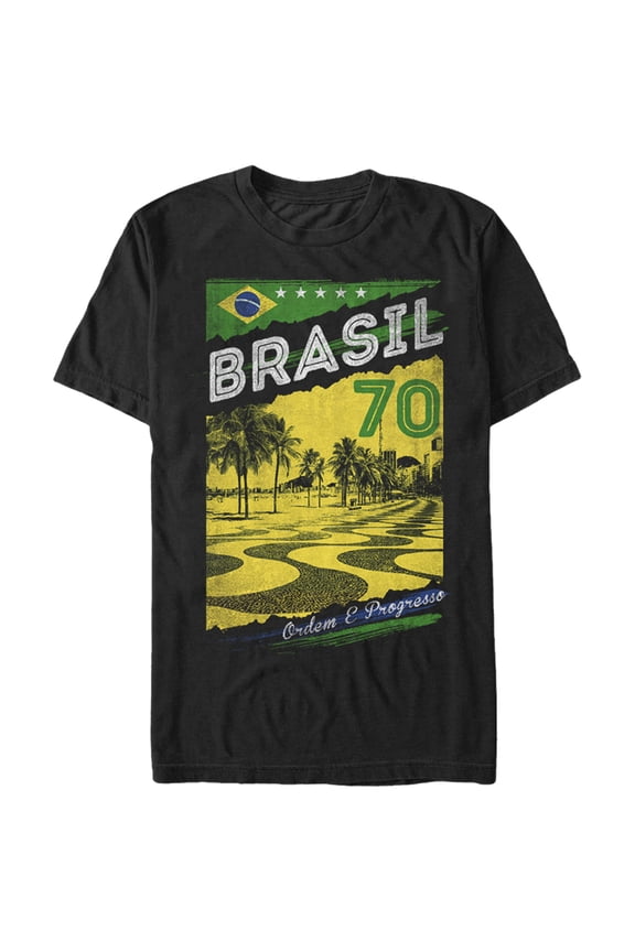 Men's Lost Gods Brasil 70  Graphic Tee Black 2X Large