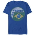 thumbnail image 1 of Men's Lost Gods Brazil Flag Circle  Graphic Tee Royal Blue Large, 1 of 4
