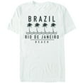 thumbnail image 1 of Men's Lost Gods Brazil Rio de Janeiro Beach Graphic Tee White Medium, 1 of 4