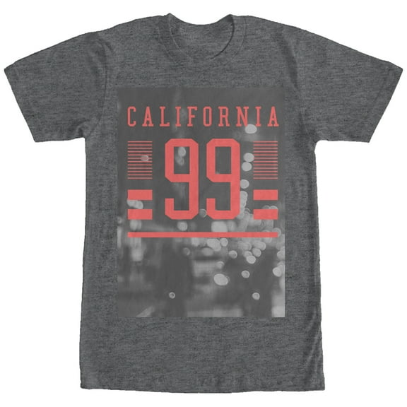 Men's Lost Gods California 99 Graphic Tee Charcoal Heather Medium