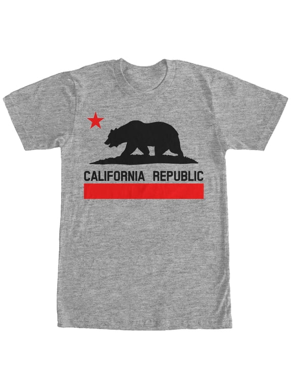 Men's Lost Gods California Republic Graphic Tee Athletic Heather Medium