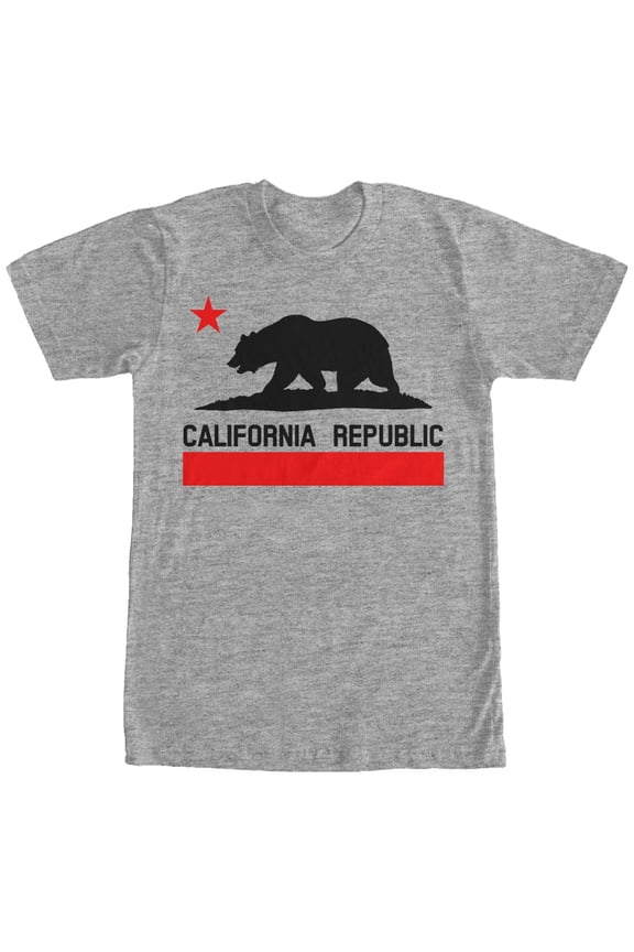 Men's Lost Gods California Republic Graphic Tee Athletic Heather Medium