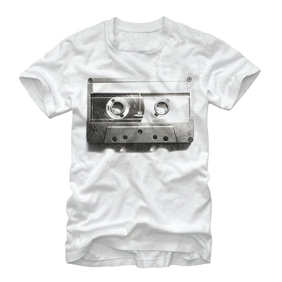 Men's Lost Gods Cassette Tape Graphic Tee White Large
