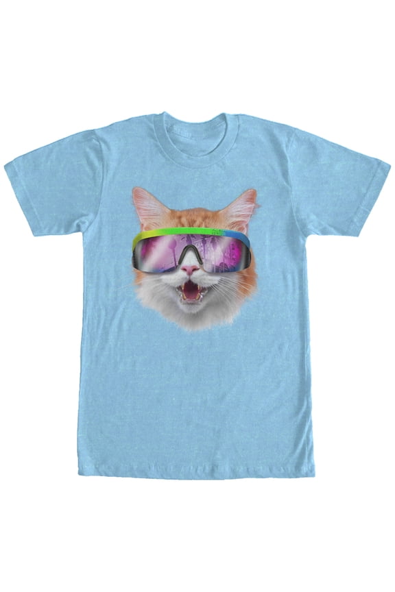 Men's Lost Gods Cat in Shades  Graphic T-Shirt