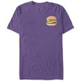 thumbnail image 1 of Men's Lost Gods Cheeseburger Love  Graphic Tee Purple Large, 1 of 3