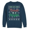 thumbnail image 1 of Men's Lost Gods Christmas Tinsel in a Tangle  Sweatshirt Navy Blue Small, 1 of 3