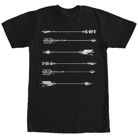 Men's Lost Gods Classic Arrow  Graphic Tee Black Medium