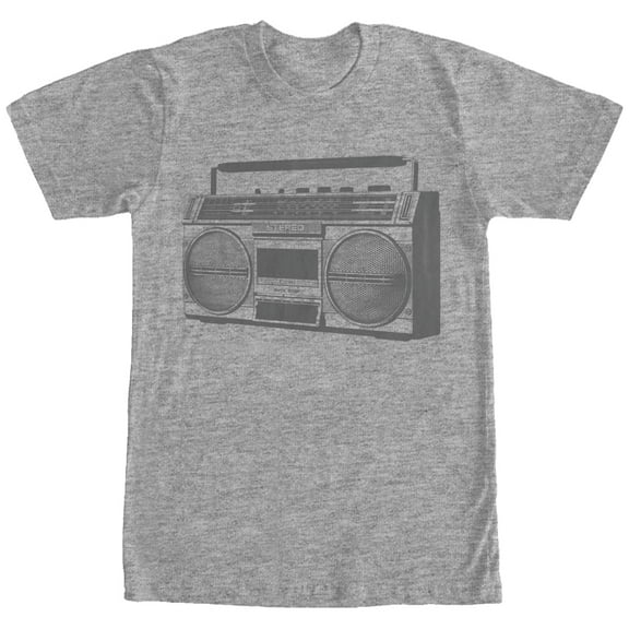 Men's Lost Gods Classic Boombox  Graphic Tee Athletic Heather 2X Large