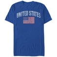 thumbnail image 1 of Men's Lost Gods Classic USA Flag  Graphic Tee Royal Blue Medium, 1 of 4