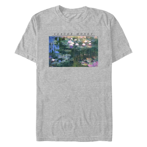Men's Lost Gods Claude Monet Art Print Graphic T-Shirt
