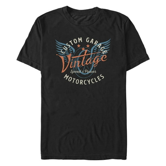 Men's Lost Gods Custom Garage Motorcycles  Graphic T-Shirt