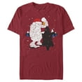 thumbnail image 1 of Men's Lost Gods Decorating wth Yeti  Graphic Tee Cardinal X Large, 1 of 5